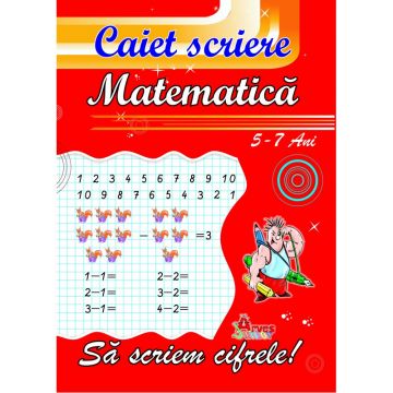 Caiet de scriere pentru matematica