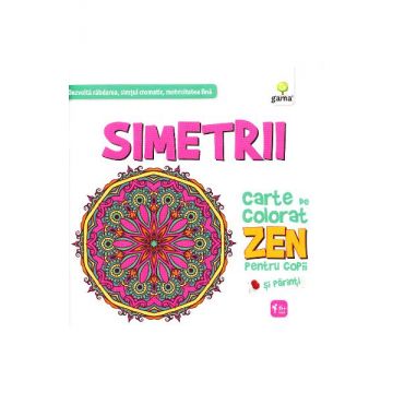 Simetrii. Carte de colorat ZEN
