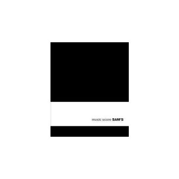 SAM's Notebook Music Score - BLACK