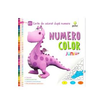 Numero Color Junior Plus. Carte de colorat dupa numere