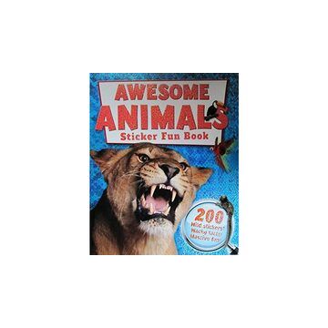 Awesome Animals Sticker Fun Book