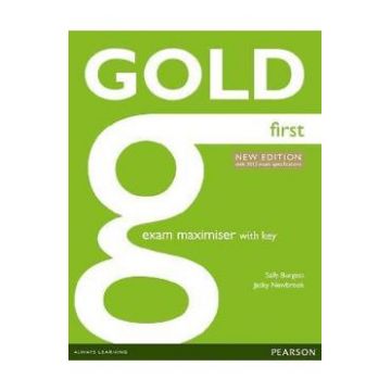 Gold First New Edition Exam Maximiser with Key - Sally Burgess, Jacky Newbrook