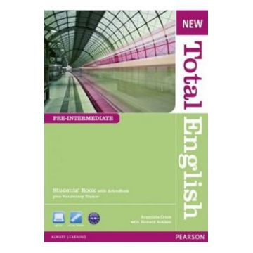 New Total English Pre-Intermediate Students' Book with Active Book Plus Vocabulary Trainer - Araminta Crace, Richard Acklam
