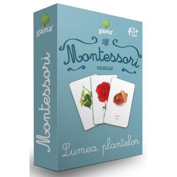 Lumea plantelor - Cărţi de joc Montessori