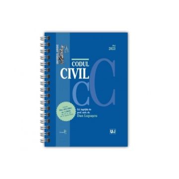 Codul civil. Editie spiralata, tiparita pe hartie alba, mai 2023
