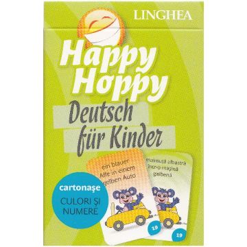 Happy Hoppy. Deutsch fur Kinder. Cartonase: Culori si numere