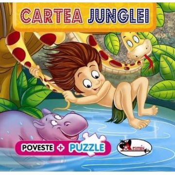 Poveste + Puzzle: Cartea junglei