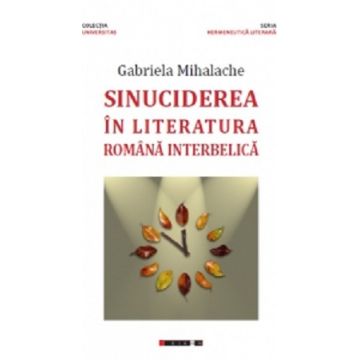 Sinuciderea in literatura romana interbelica