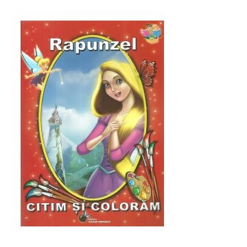 Citim si coloram. Rapunzel
