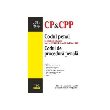 Codul penal. Codul de procedura penala 1 iulie 2023