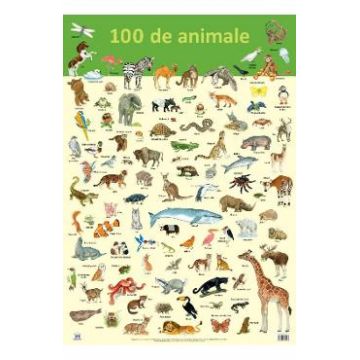 Plansa: 100 de animale