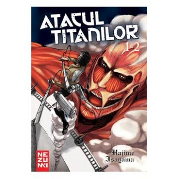 Atacul Titanilor Omnibus 1 Vol.1 + Vol.2 - Hajime Isayama