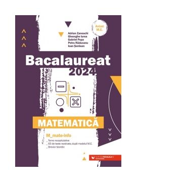 Bacalaureat 2024. Matematica M_Mate-Info