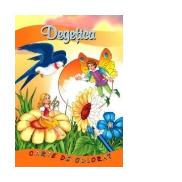 Degetica (carte de colorat + poveste, format B5)