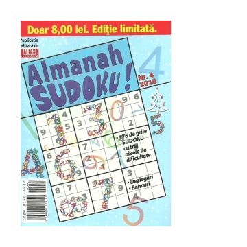 Almanah Sudoku, Nr.4/2018