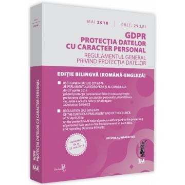 GDPR. Protectia datelor cu caracter personal |