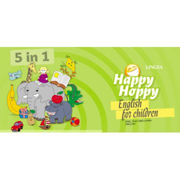 Happy Hoppy Complet - Kit invatarea limbii engleze pentru copii |
