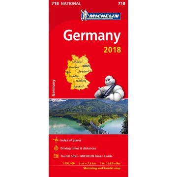 Germany 2018 National Map 718 |