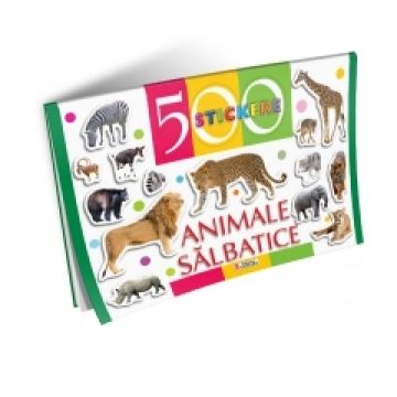 500 Stickere - Animale salbatice