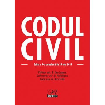 Codul civil | Dan Lupascu, Radu Rizoiu, Doru Traila