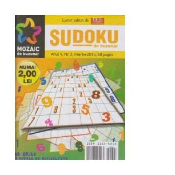 Sudoku de buzunar,Nr.3 (martie 2015)