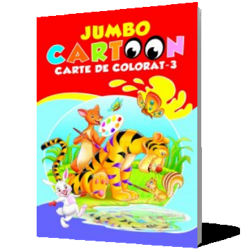 Jumbo Cartoon - Carte de colorat 3