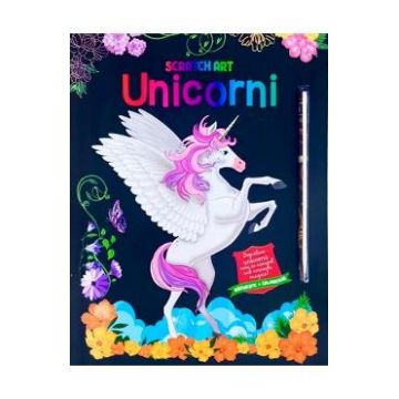 Unicorni. Scratch Art