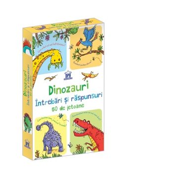Dinozauri - Intrebari si raspunsuri - 50 de Jetoane