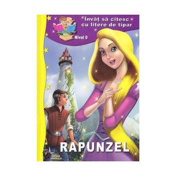 Invat sa citesc cu litere de tipar. Rapunzel