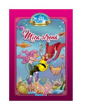 Mica Sirena - carte de colorat cu povesti (format B5)