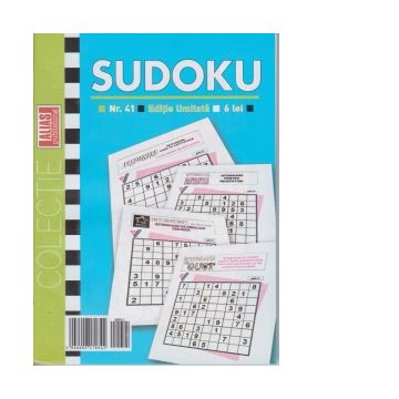 Sudoku Colectie, Nr. 41/2023
