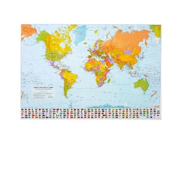 Harta Lumii 50x70 cm