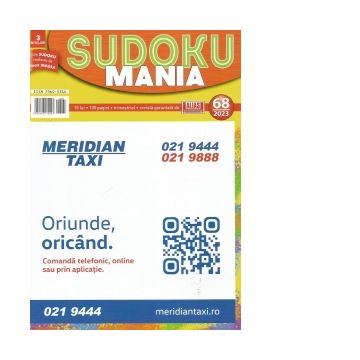 Sudoku mania. Numarul 68/2023