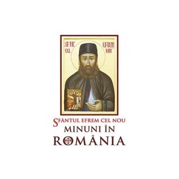 Sfântul Efrem cel Nou. Minuni în România
