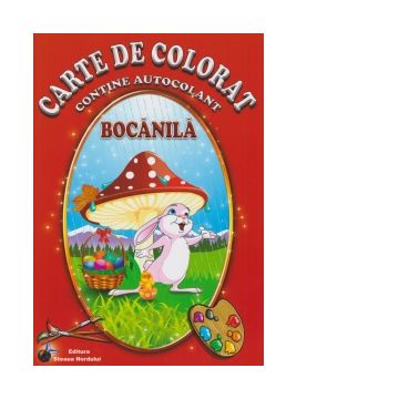 Carte de colorat - Bocanila (contine autocolant)
