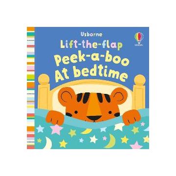 Lift-the-flap peek-a-boo at bedtime