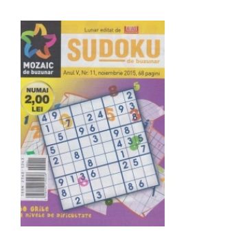 Sudoku de buzunar nr. 11 (noiembrie 2015)