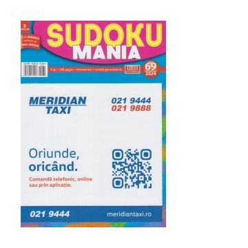 Sudoku mania. Numarul 69/2024