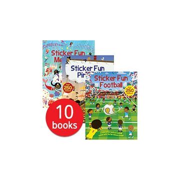 Sticker Book Fun - 10 Book Set