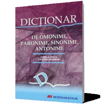 Dictionar de omonime, paronime, sinonime, antonime