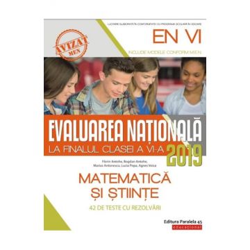 Evaluarea Nationala 2019 - Matematica si Stiinte - Clasa 6