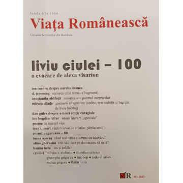 Revista Viața Românească nr. 10/2023