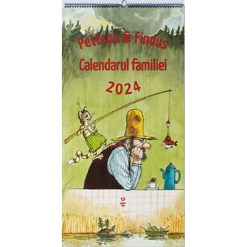 Pettson si Findus. Calendarul familiei 2024
