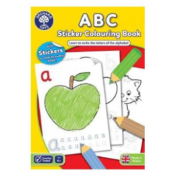 ABC. Carte de colorat cu activitati 4 ani+