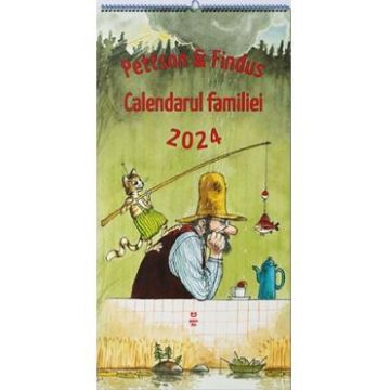 Pettson si Findus. Calendarul familiei 2024 - Sven Nordqvist