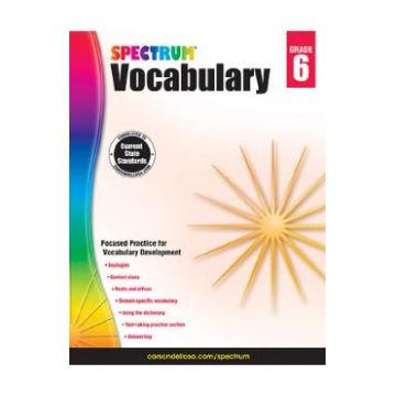 Spectrum Grade 6 Vocabulary Workbooks