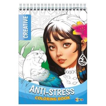Anti-stress coloring book: Creative