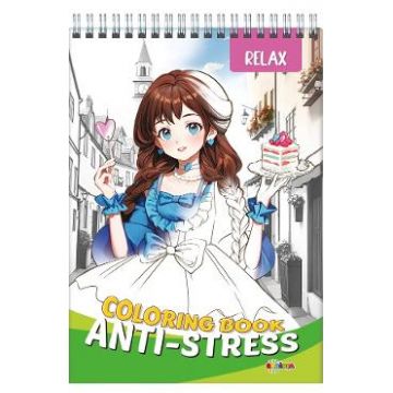 Anti-stress coloring book: Relax
