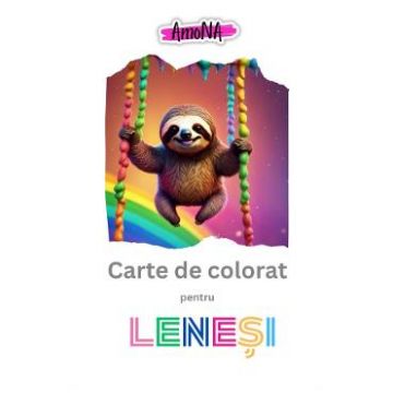 Carte de colorat pentru Lenesi