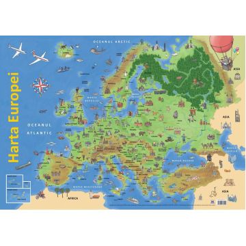 Plansa. Harta Europei